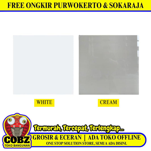 60 CM x 60 CM / ARNA NUSANTARA Granit Lantai Rumah Glossy Dus