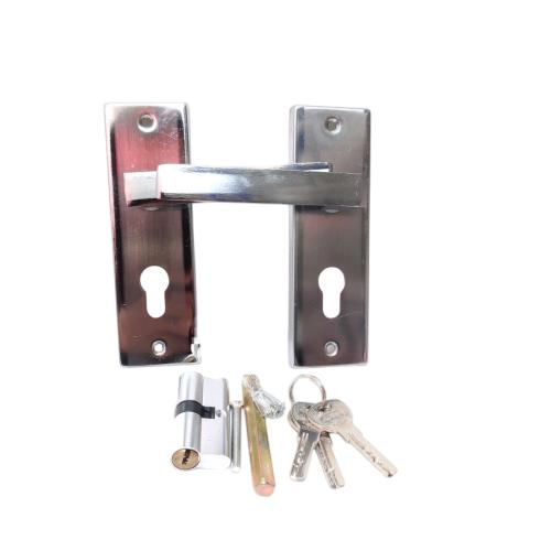 NET'Z 3012-2 SN / CP Handle Door Lock Tarikan Handle Kunci Pintu Kecil Set