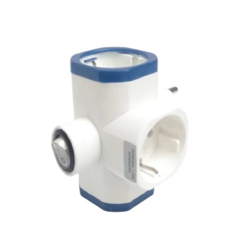 3 LUBANG / LOYAL Steker Stop Kontak Colokan Serbaguna 3 in 1 + Switch