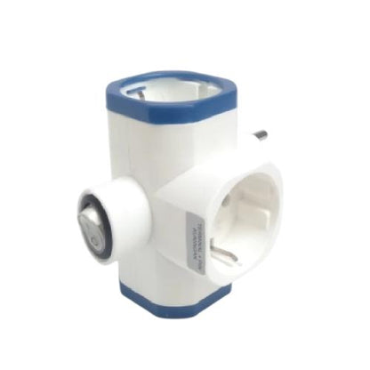 3 LUBANG / LOYAL Steker Stop Kontak Colokan Serbaguna 3 in 1 + Switch