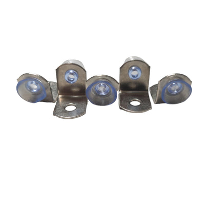 COBZ Ambalan Kaca Plat Penahan Papan Lemari Furniture Besi Biji