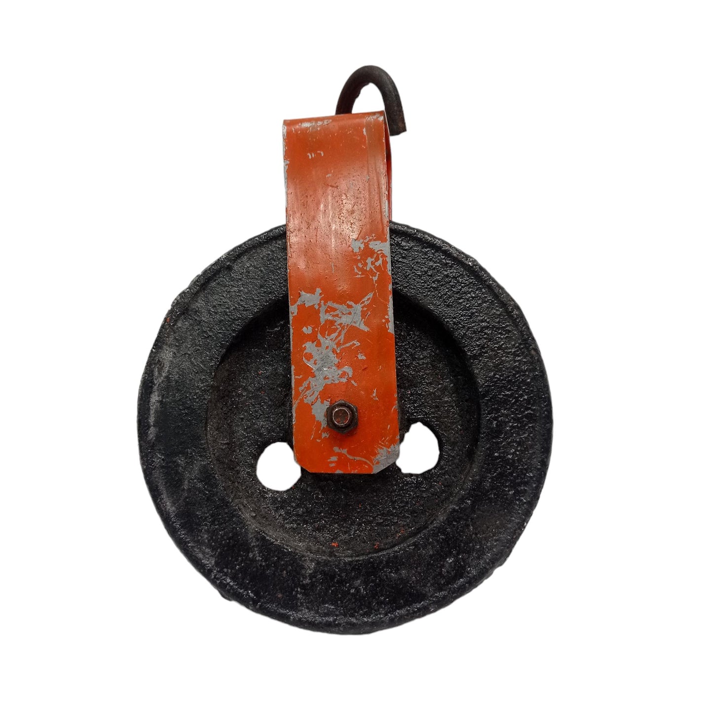 6 IN / TM Katrol Kerekan Timba Air Sumur Bangunan Besi Hitam