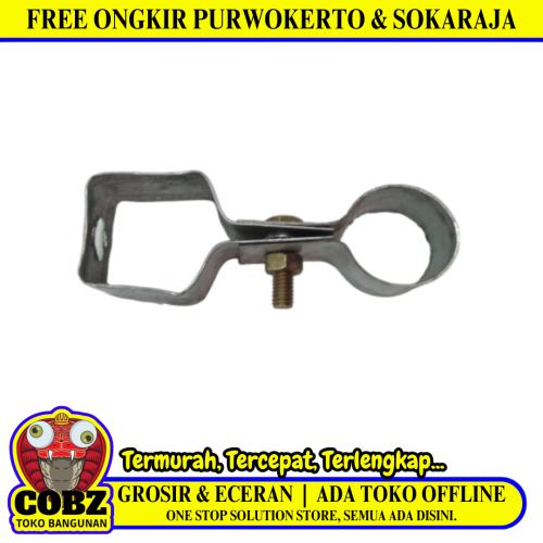 3/4 IN / TM Klem Pipa Gantung Hanger Clamp Galvanis Tipis