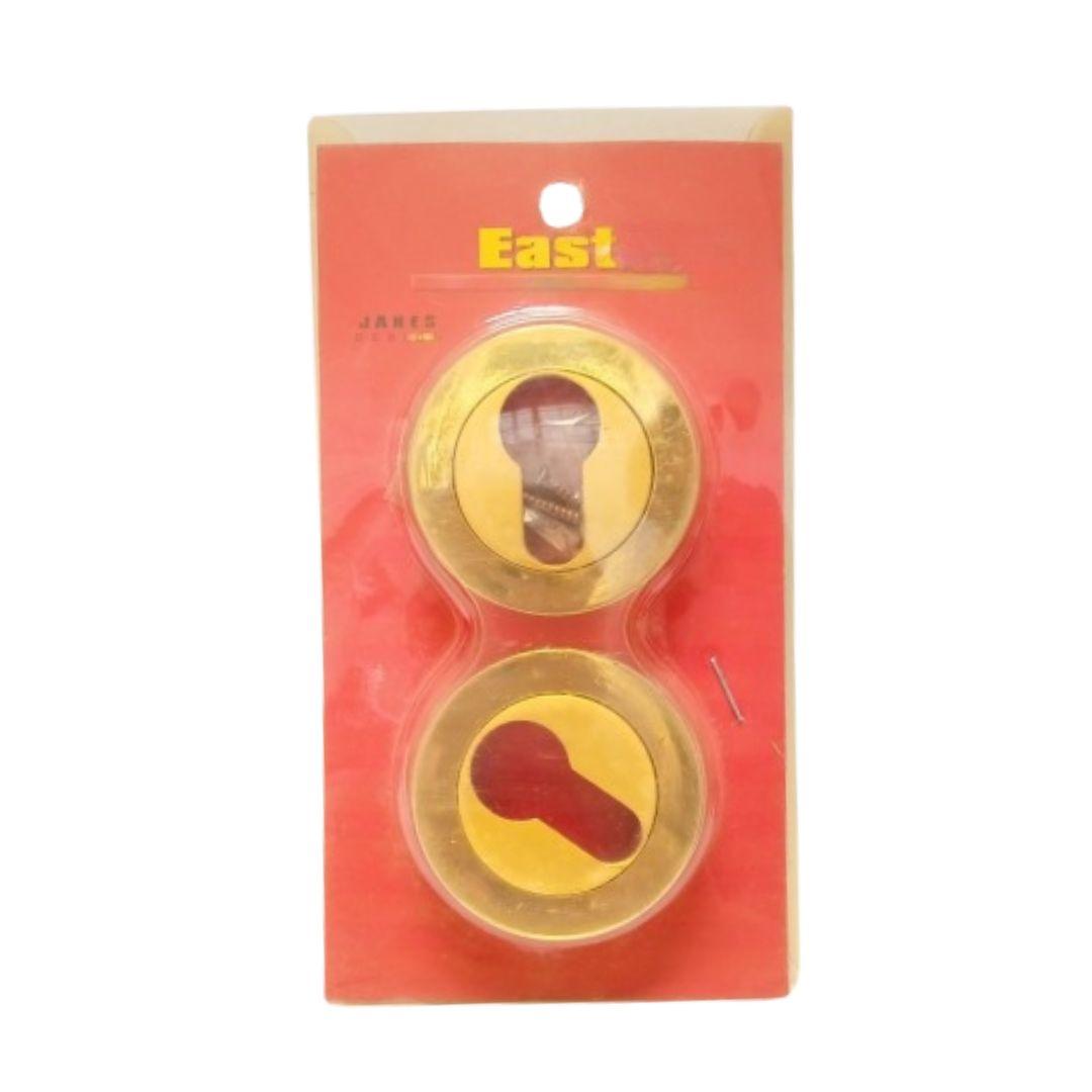 D 5 CM / EAST Ring Kunci Tutup Lubang Silinder Pintu Stainless Set