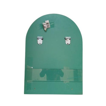 50 CM x 70 CM / DIAMOND Cermin Wastafel Kaca Kamar Mandi Setengah Lingkaran Motif Set