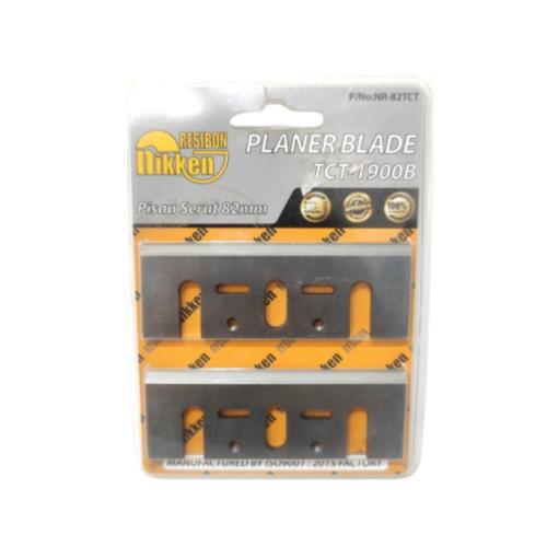 7 MM X 82 MM /NIKKEN Mata Ketam Sugu Mesin Serut Kayu Planer Blade Set