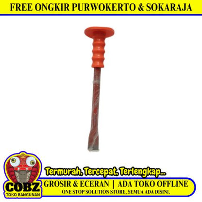 12 IN / MONOCHROME Betel Topi Alat Pahat Bobok Batu Beton Tembok Pcs