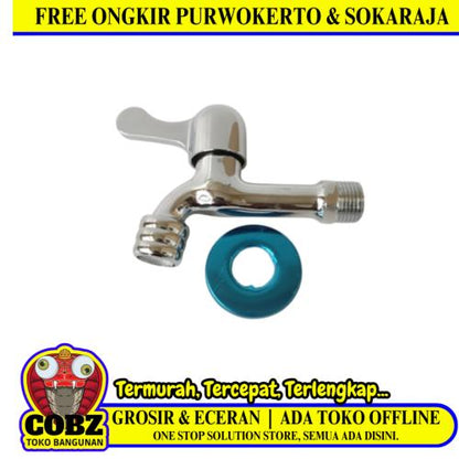 1/2 INCH / FIONI Kran Air Tembok Taman Kamar Mandi Stainless