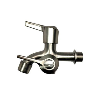 1/2 IN / NEW 6038 Kran Air Cabang Double Shower Mesin Cuci Stainless