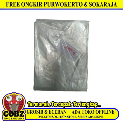 100 CM x 2500 CM / KIJANG Plastik Cor Transparan