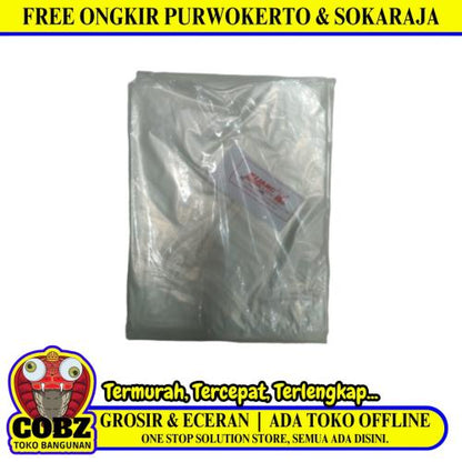 100 CM x 2500 CM / KIJANG Plastik Cor Transparan