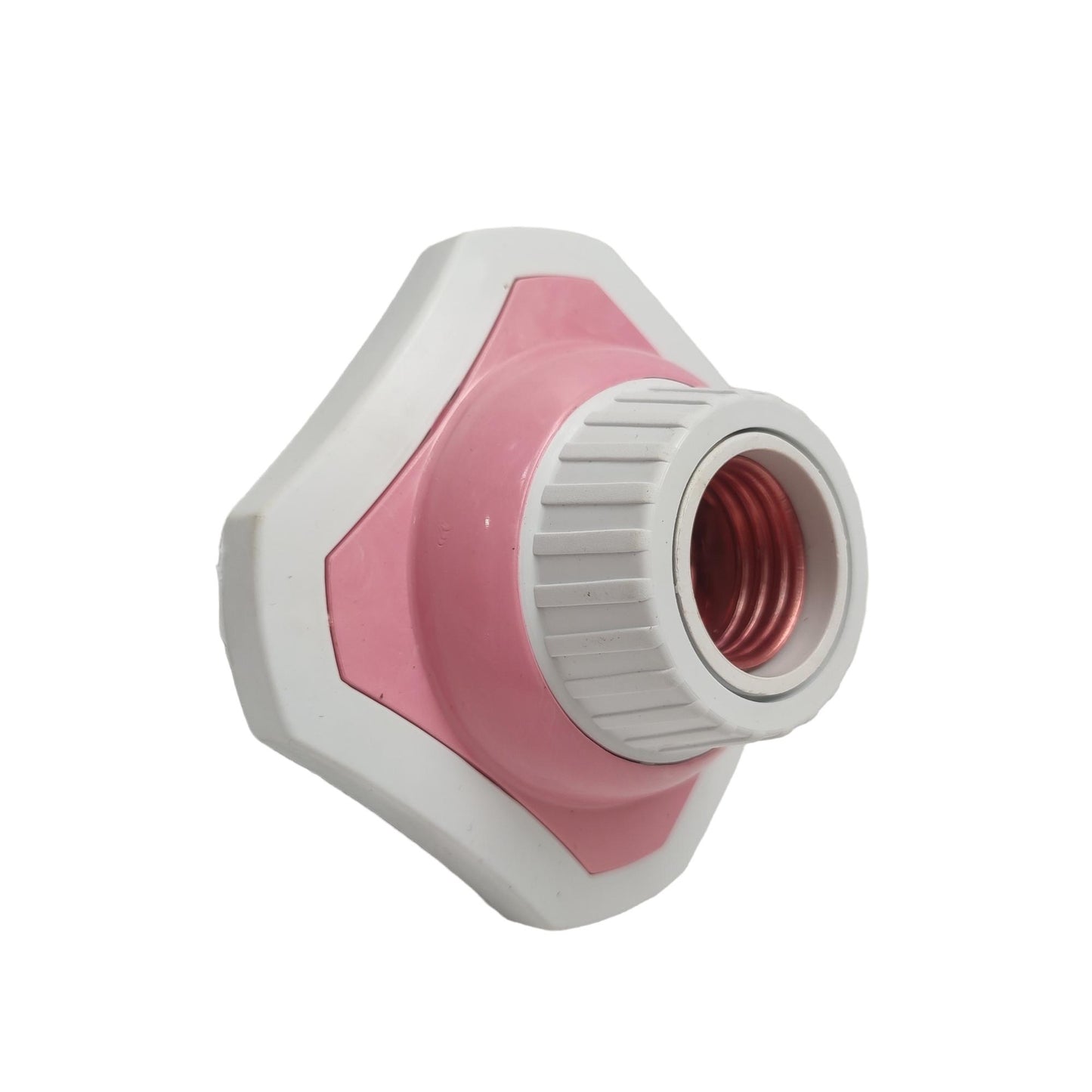 DEXTA 01 Fitting Tempat Lampu Plafon Atap Tempel Kotak Besar Pink