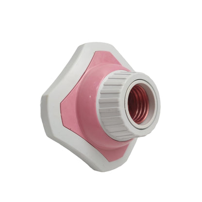 DEXTA 01 Fitting Tempat Lampu Plafon Atap Tempel Kotak Besar Pink