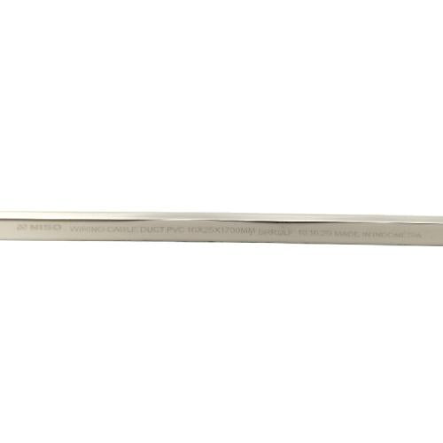 16 MM x 25 MM x 1700 MM / NISO Kabel Dak Ducting Trunking Protector Putih Batang