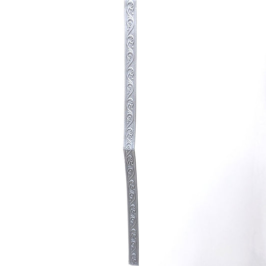 8 MM x 8 CM x 115 CM / COBZ LIST-B85H Wallpaper Foam Sticker Corak Abu Muda Lembar