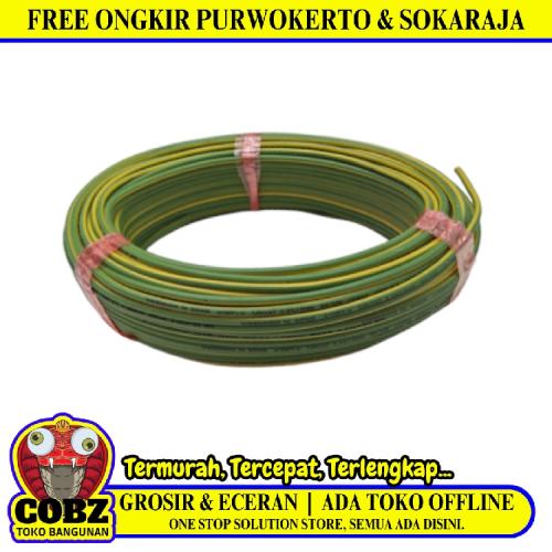 1 INTI x 1.5 MM / TM NYA F Serabut Kabel Tembaga SNI Kuning Meter