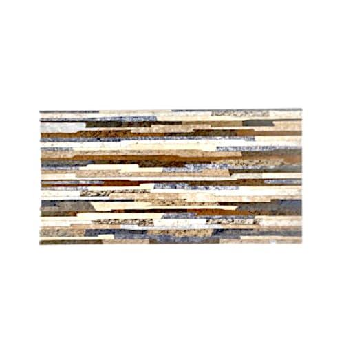 20 CM x 40 CM / PERFECTO BUDAPEST Keramik Dinding Dapur Teras Matte Cream Dus