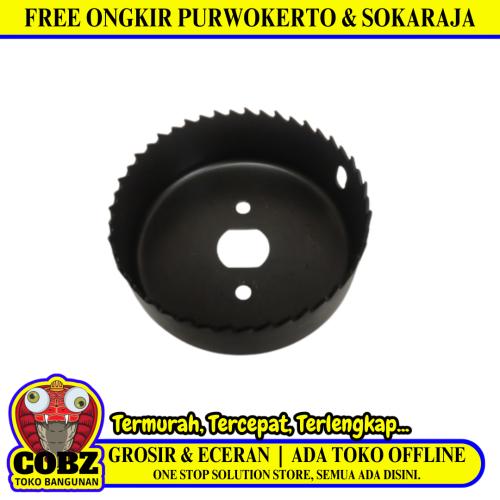 76 MM /KODENKI Hole Saw Mata Bor Hidroponik Pelubang Kayu Plastik PVC