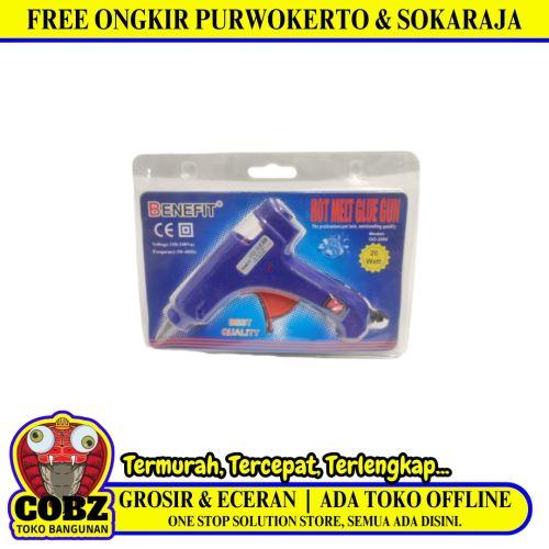 BENEFIT Alat Lem Tembak Lilin Bakar Hot Melt Glue Gun