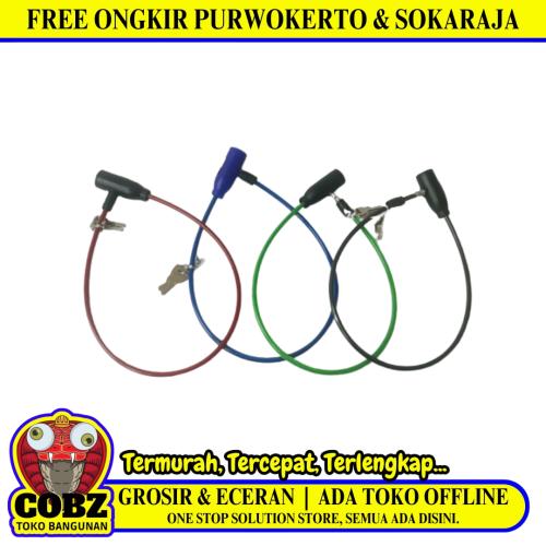 ZEN Gembok Sepeda Pengaman Anti Maling Model Bicycle Lock