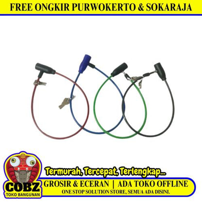 ZEN Gembok Sepeda Pengaman Anti Maling Model Bicycle Lock