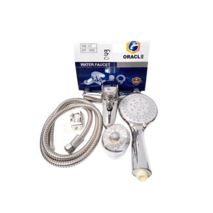 1/2 IN/ORACLE060 Keran Shower Panas Dingin Stainless+Selang+Shower Set