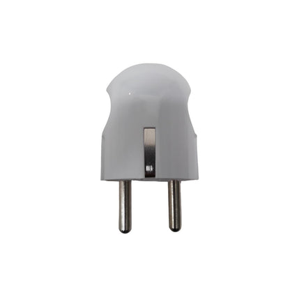 LOYAL LY-933 Steker Jek Colokan Kabel Listrik Cowok Male Bulat Putih