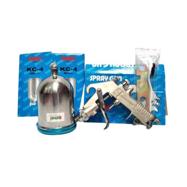 400 CC / KODENKI F 75G Spray Gun Tabung Atas Spet  Cat Semprot Kompresor