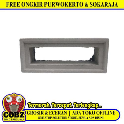 12 CM x 30 CM / TM Rooster Lubang Angin Semen 1 Sisi Biji