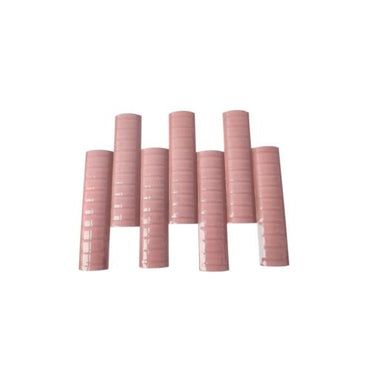 10 CM / TM Kuku Macan Bon Bon Lis Keramik Garis Pink Lembar