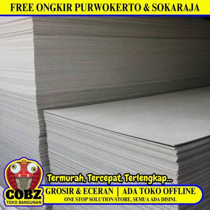 4 MM x 120 CM x 240 CM / TM Board Silika Papan Plafon Partisi Lembar