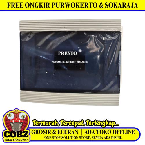 8 GRUP / PRESTO  Box MCB Wadah Tempat MCB Pemutus Arus Sekring Listrik
