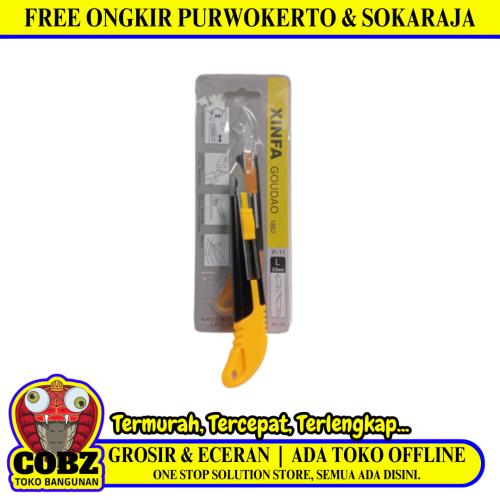 XINFA Cutter Acrylic Akrilik Pemotong Mika Plastik Folding Knife