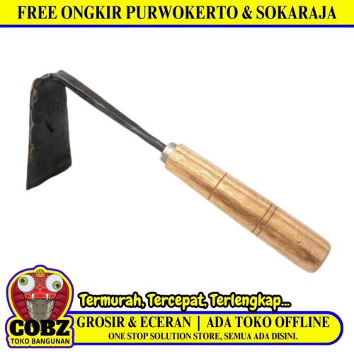 NM 02 Mata Pacul Cangkul Gathul Tani Kebun Tanaman Mini Gagang Kayu Set