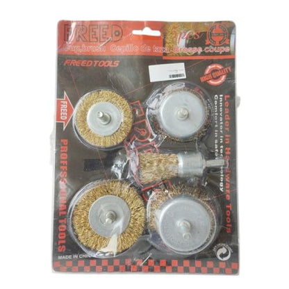 6 MM / FREED Mata Bor Sikat Kawat Gerinda Mini Wire Brush Set