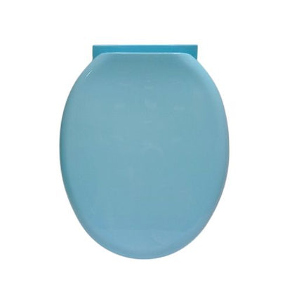 TECHPLAS Tutup Kloset Duduk Monoblok Seat Cover Standard PVC Biru Set