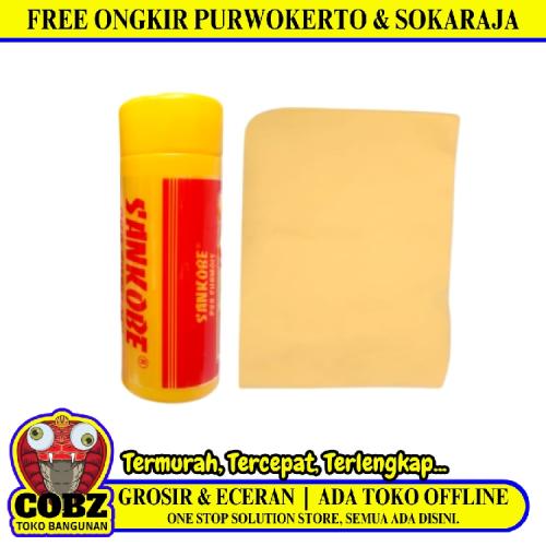 31 CM x 20CM / SANKOBE Lap Kanebo Chamois Mobil Motor + Tabung Set