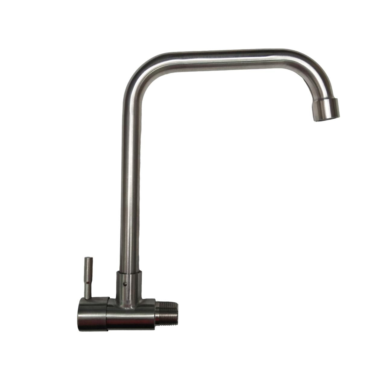 1/2 IN / HOM HBABH01 Kran Angsa Sink Bak Cuci Piring Tembok Stainless