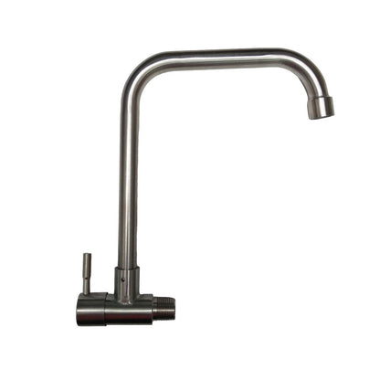 1/2 IN / HOM HBABH01 Kran Angsa Sink Bak Cuci Piring Tembok Stainless