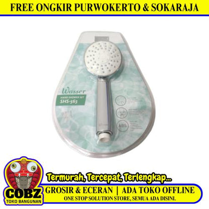1/2 IN x 150 CM / WASSER SHS 563 Hand Shower Tangan Kamar Mandi Set