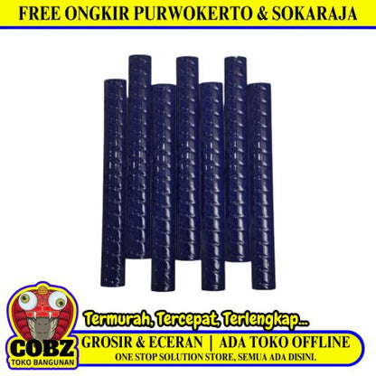 20 CM / TM Kuku Macan Bon Bon Lis Keramik Ulir Biru Lembar