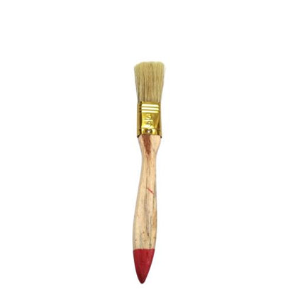 3/4 IN / WANLY Kuas Cat Tembok Kayu Besi Air Acrylic Paint Brush