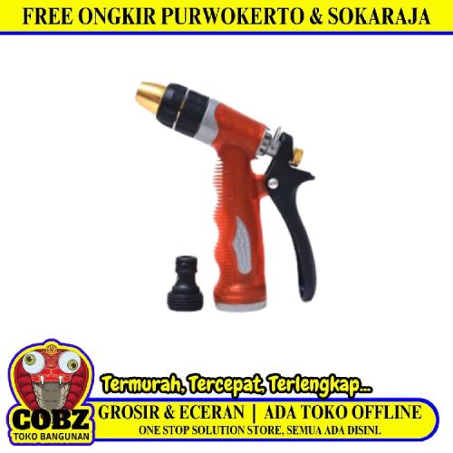2 WAY/SOLIGEN SB4023 Semprotan Air Selang Taman Mobil Spray Gun Nozzle