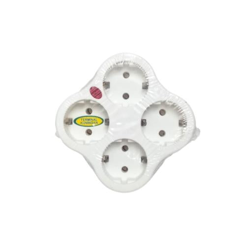 4 LUBANG / MATSUI MT-314L Steker Stop Kontak Colokan Serbaguna 4 in 1