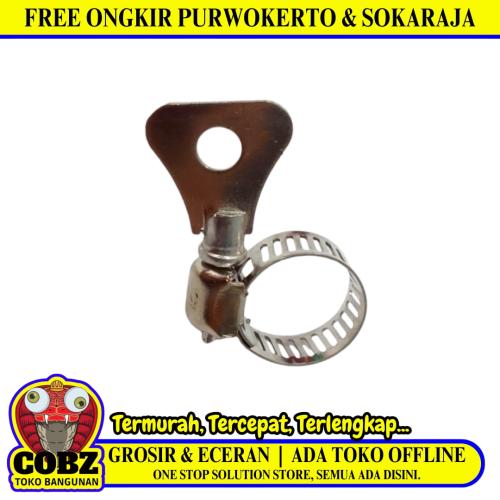 5/8 IN / TM KUPING Klem Selang Air Gas LPG Regulator Hose Clamp Stainless