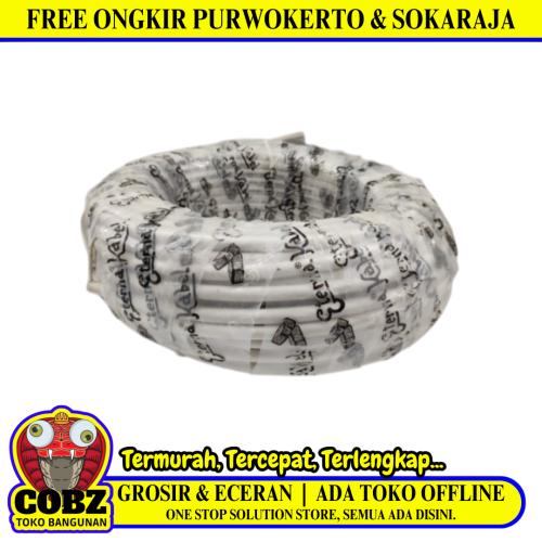 2 INTI X 2.5 MM / TM NYMHY Serabut Kabel Tembaga SNI Putih Meter