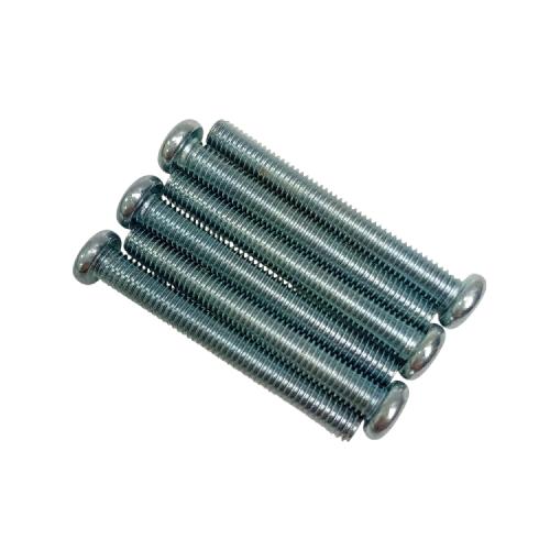M 5 x 40 MM / TM Baut JP Kepala Pentol Bulat Plus Putih Biji