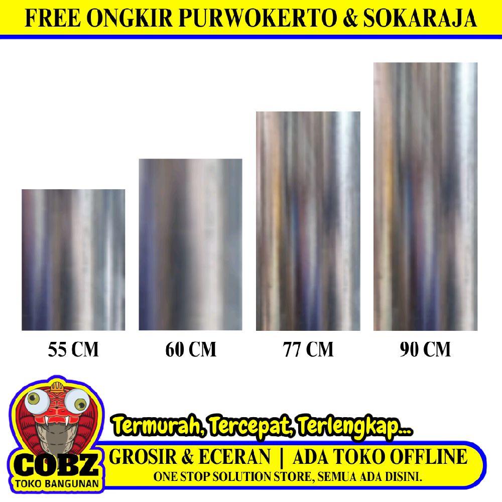 0.2 MM / TM Seng Talang Air Plat Atap Gerobak Biasa Meter