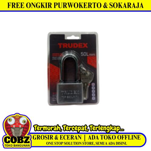 50 MM / TRUDEX Gembok Pintu Pagar Padlock Anti Maling Leher Panjang