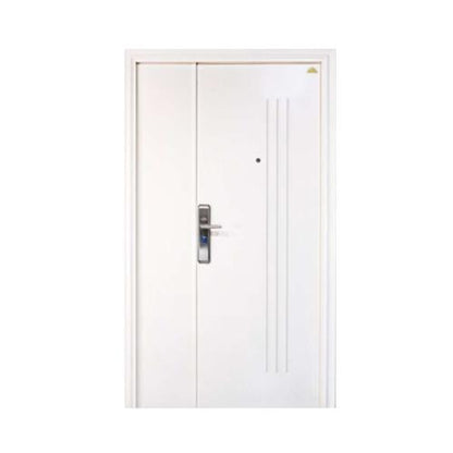 5 CM x 120 CM x 210 CM / FORTRESS FORT 120.12 MOM & SON Pintu Kamar Mandi Baja White Set